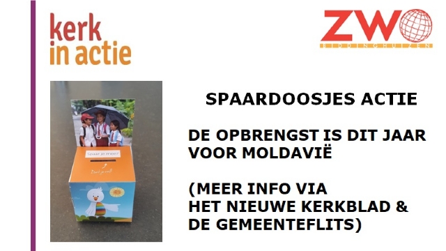 Spaardoosjes actie