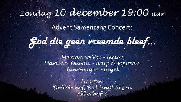 Kerst, God die geen vreemde bleef…